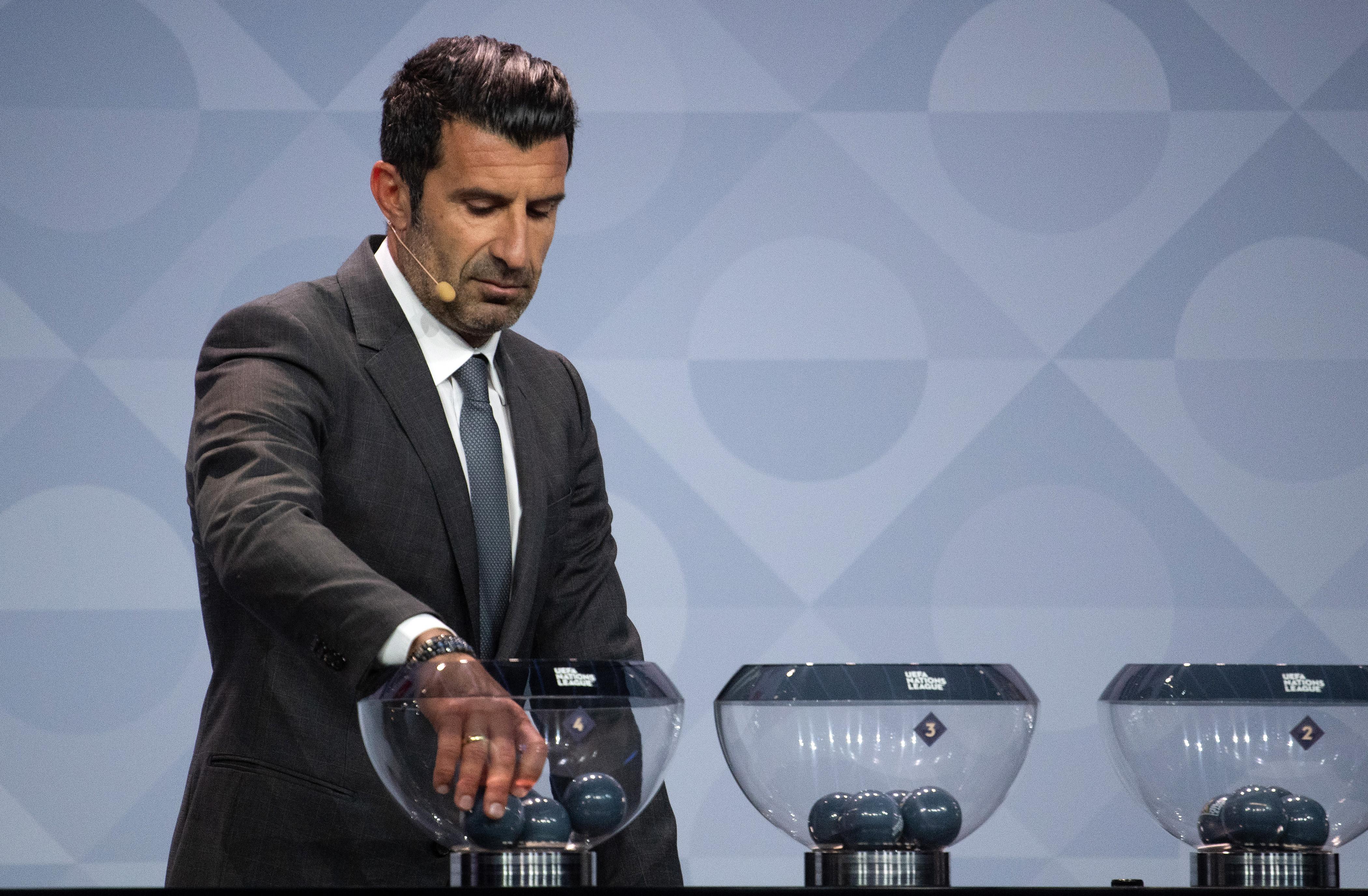 El exfutbolista del Real Madrid, Luis Figo