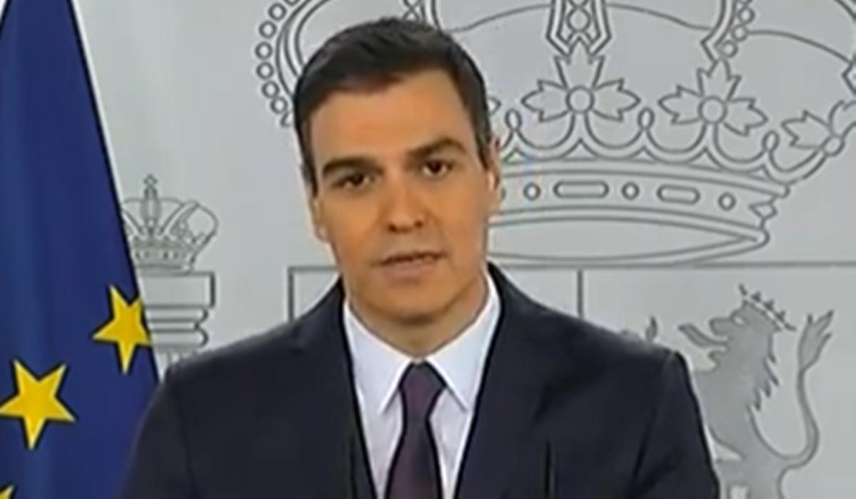 Sánchez durante su comparecencia del 16 de mayo