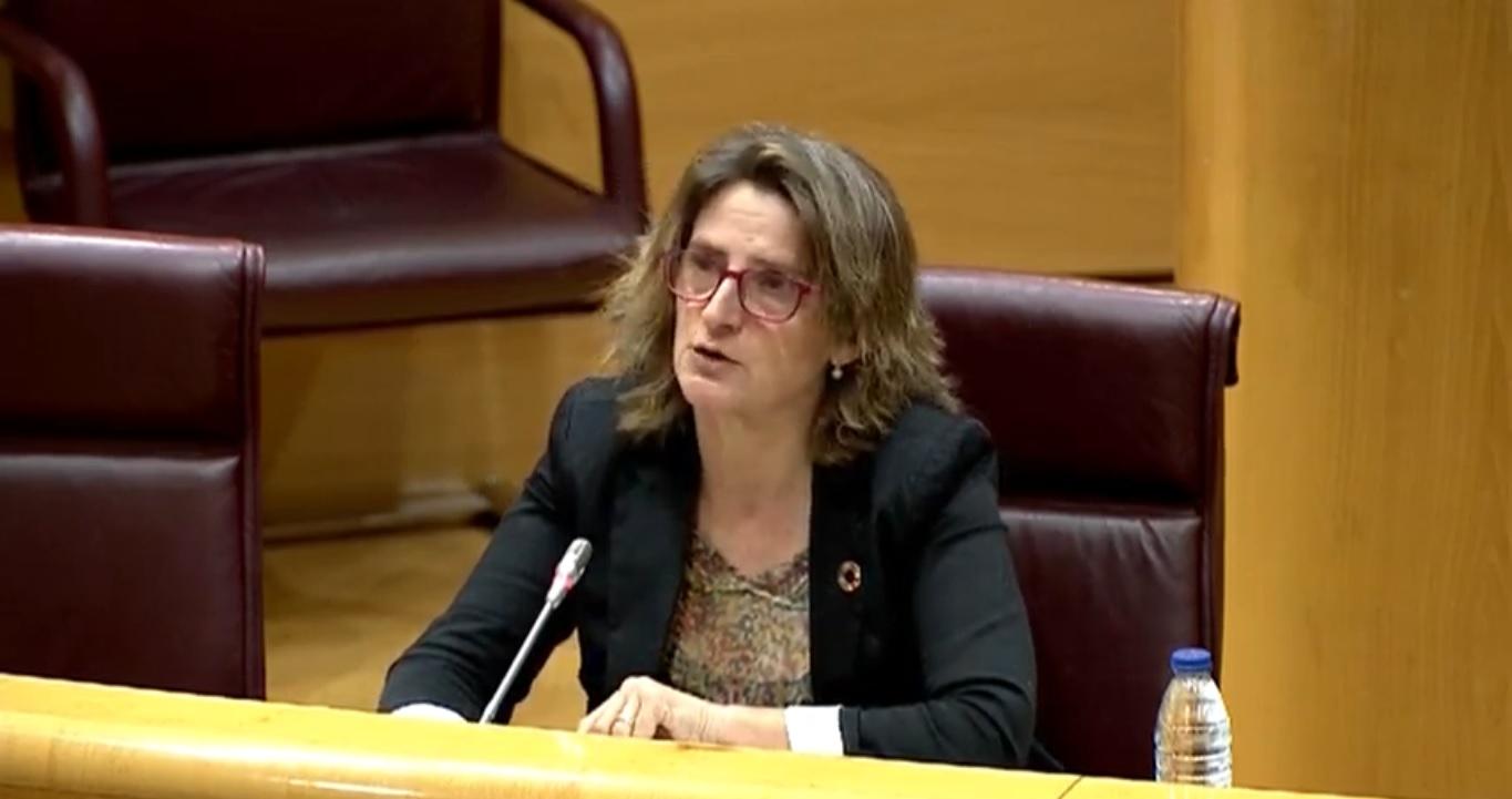 Teresa Ribera, vicepresidenta cuarta del Gobierno y ministra para la Transición Ecológica y Reto Demográfico