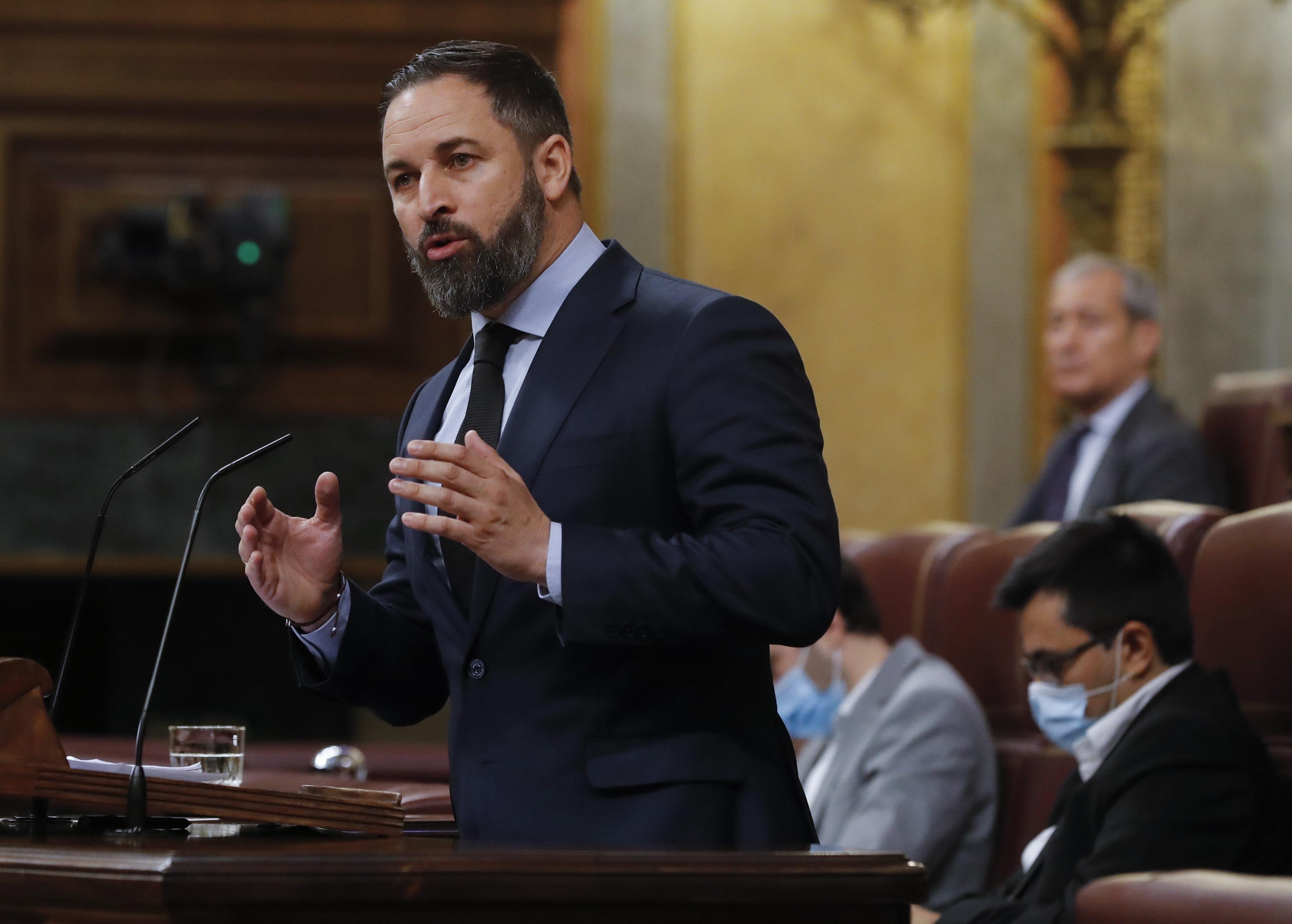 EuropaPress 3150901 lider vox santiago abascal intervencion pleno congreso debate miercoles