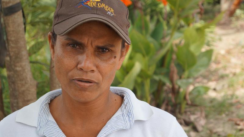 Jennys Jiménez, promotora rural de Parsifueres. Foto: PNUD Colombia