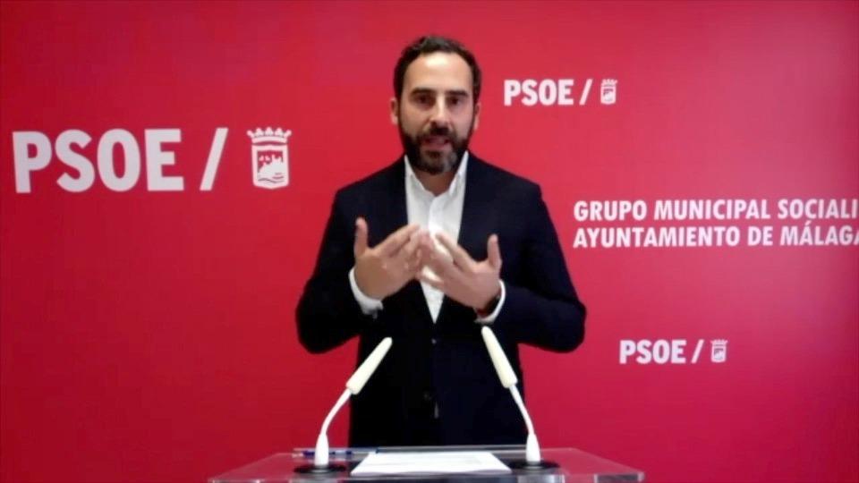 Dani Pérez, líder del PSOE en Málaga.