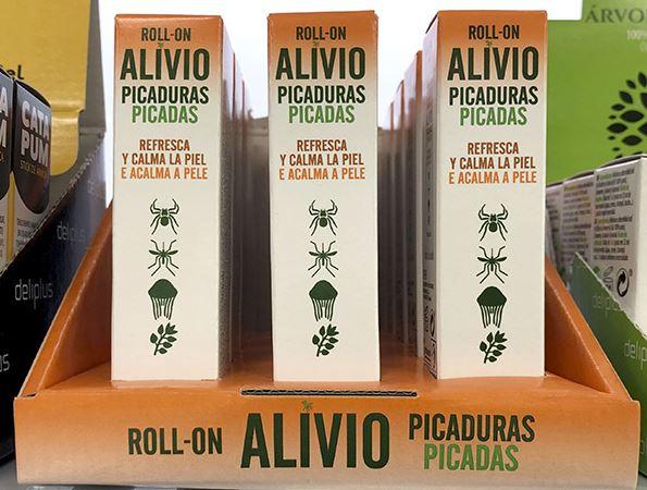 Producto Alivio para picaduras de Mercadona, que ha aumentado un 90% sus ventas en la desescalada