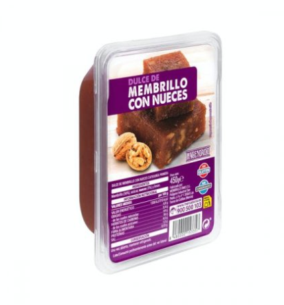 Mercadona: Membrillo con nueces