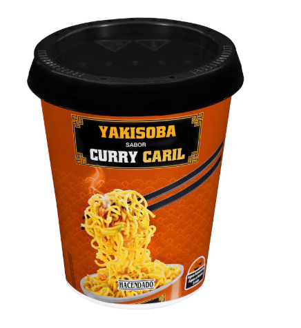 Mercadona: Fideos orientales al curry