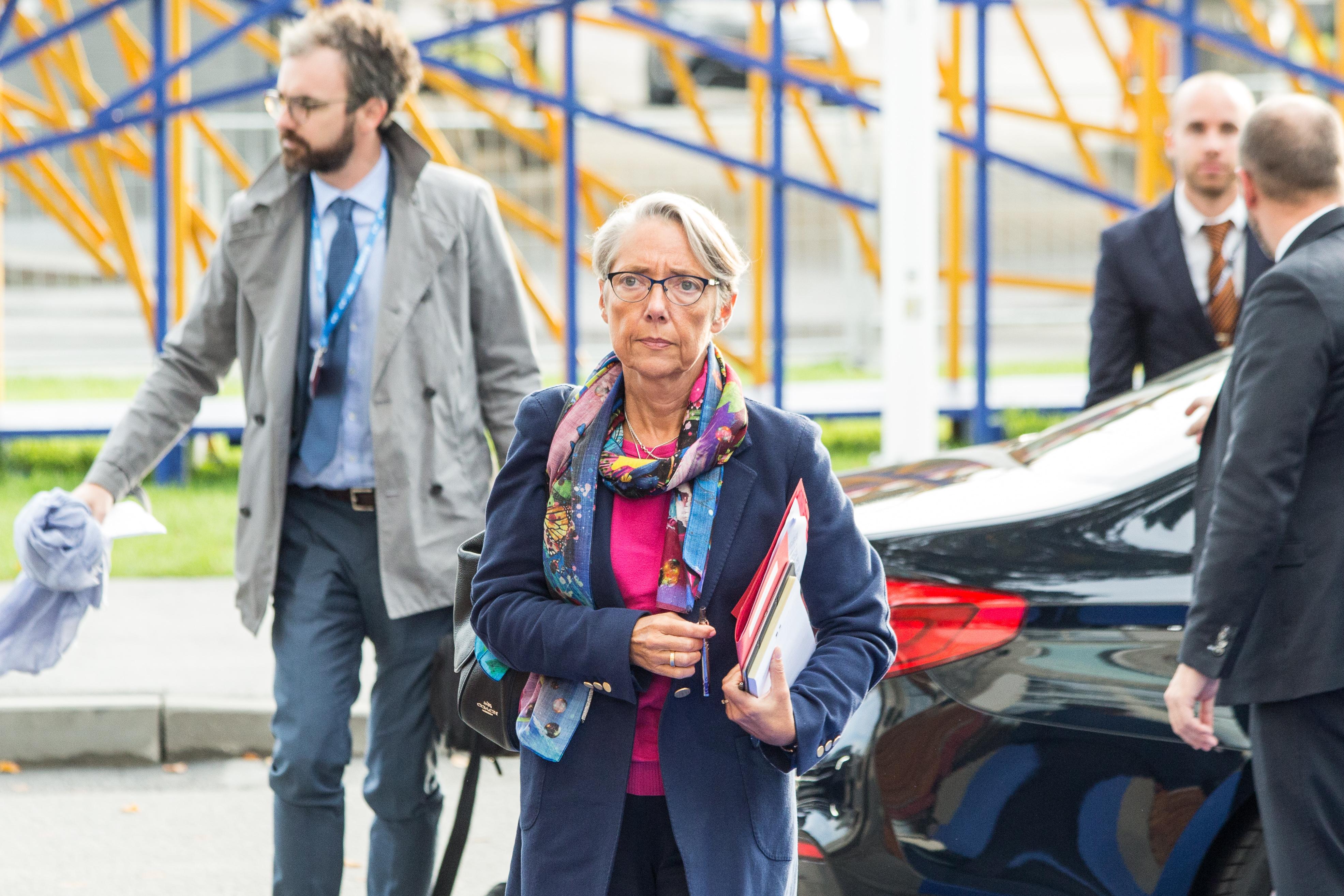 La ministra de Transición Ecológica e Inclusión del Gobierno francés, Élisabeth Borne