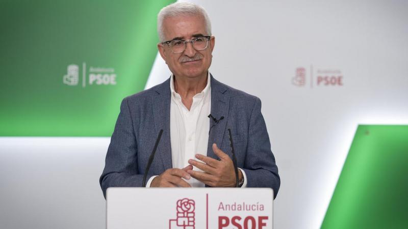 El portavoz socialista Manuel Jiménez Barrios.