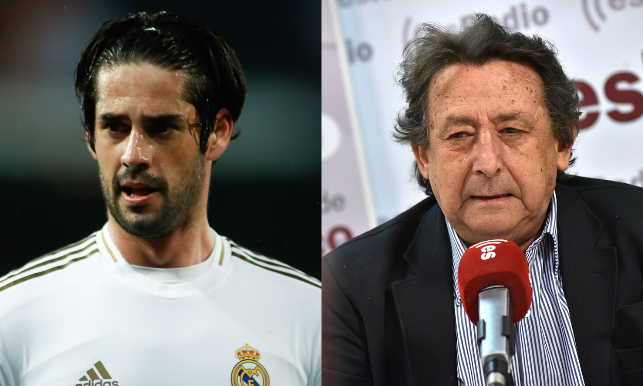 El futbolista del Real Madrid Isco y el escritor Alfonso Ussía