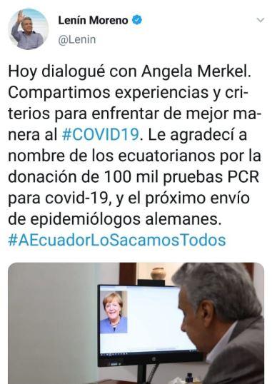 El mensaje del presidente de Ecuador, Lenín Moreno El mensaje del presidente de Ecuador, Lenín Moreno