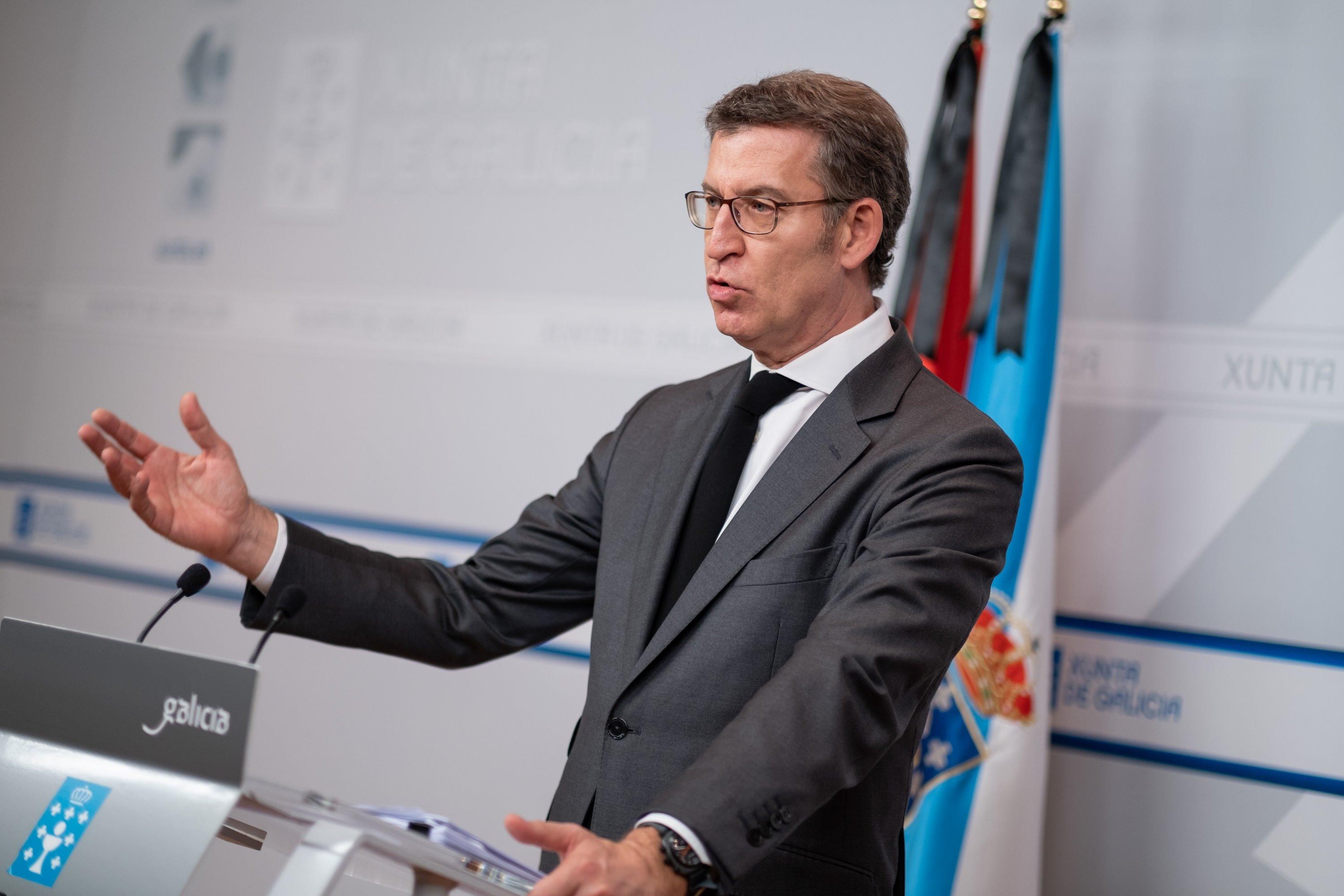El presidente de la Xunta, Alberto Nuñez Feijóo. Fuente: Europa Press.