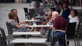 Imagen de archivo de una terraza en Pamplona