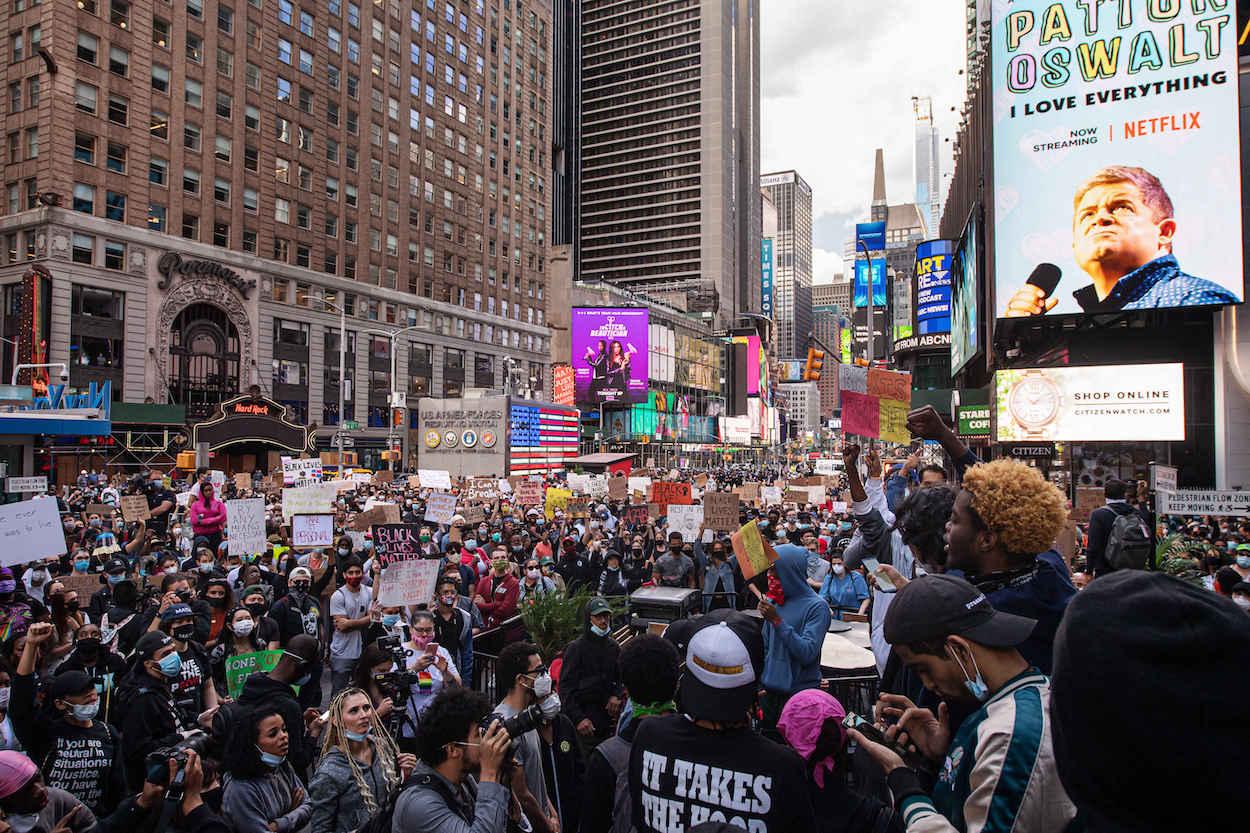 Protestas en Nueva York por la muerte de George Floyd