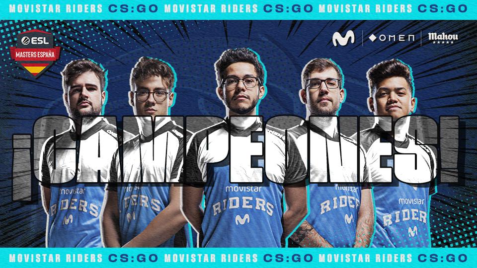 CAMPEONES ESL MASTERS Movistar Riders