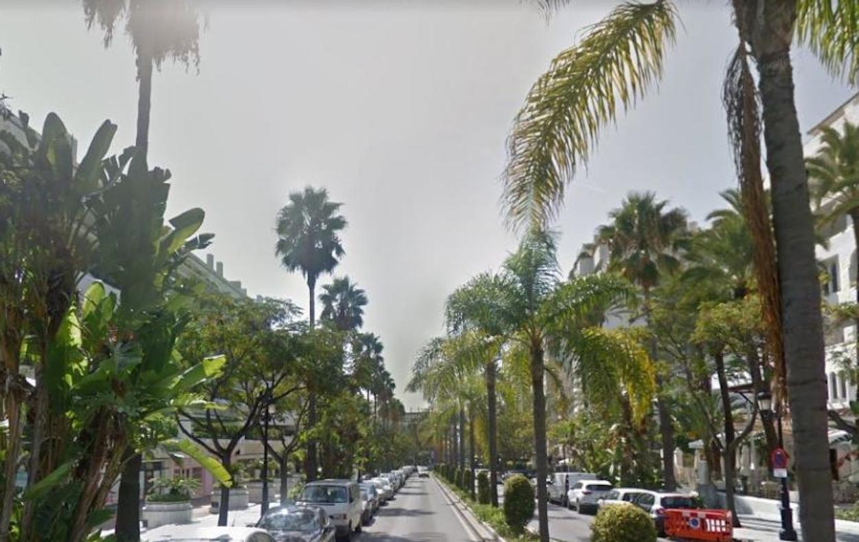 La calle Arturo Rubisntein de Marbella, donde han sucedido los hechos.