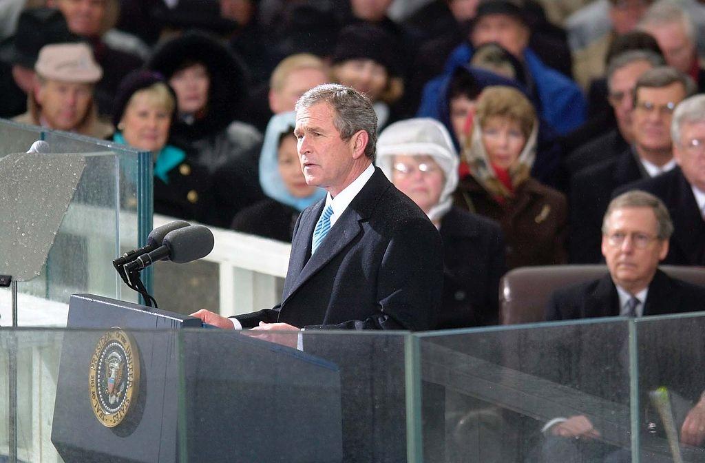 George Bush, el día de su primera investidura como presidente de Estados Unidos en 2001. Wikipedia.