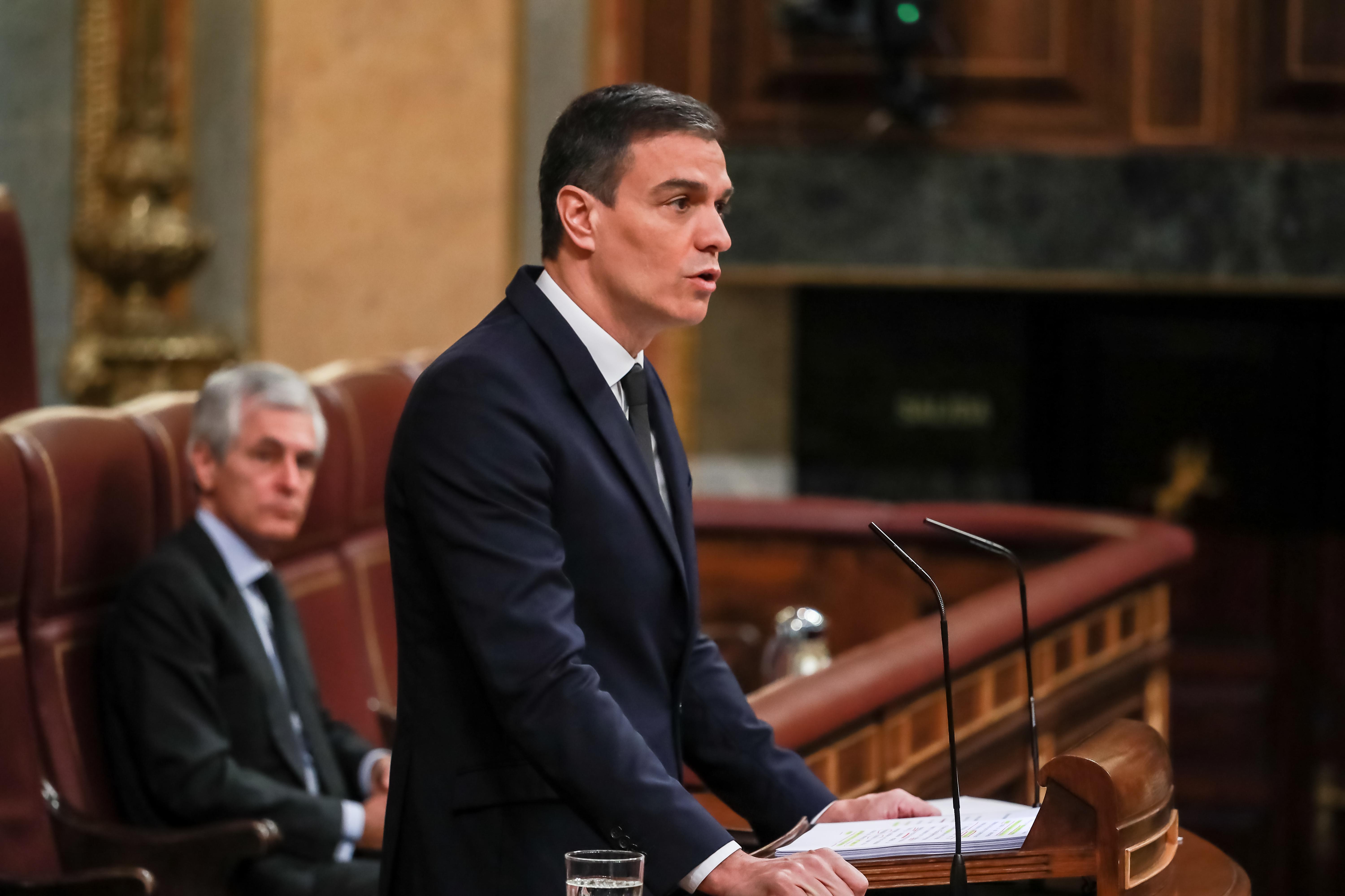 El presidente del Gobierno, Pedro Sánchez