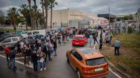 Marcha de vehículos contra el cierre de Nissan en Barcelona - Europa Press