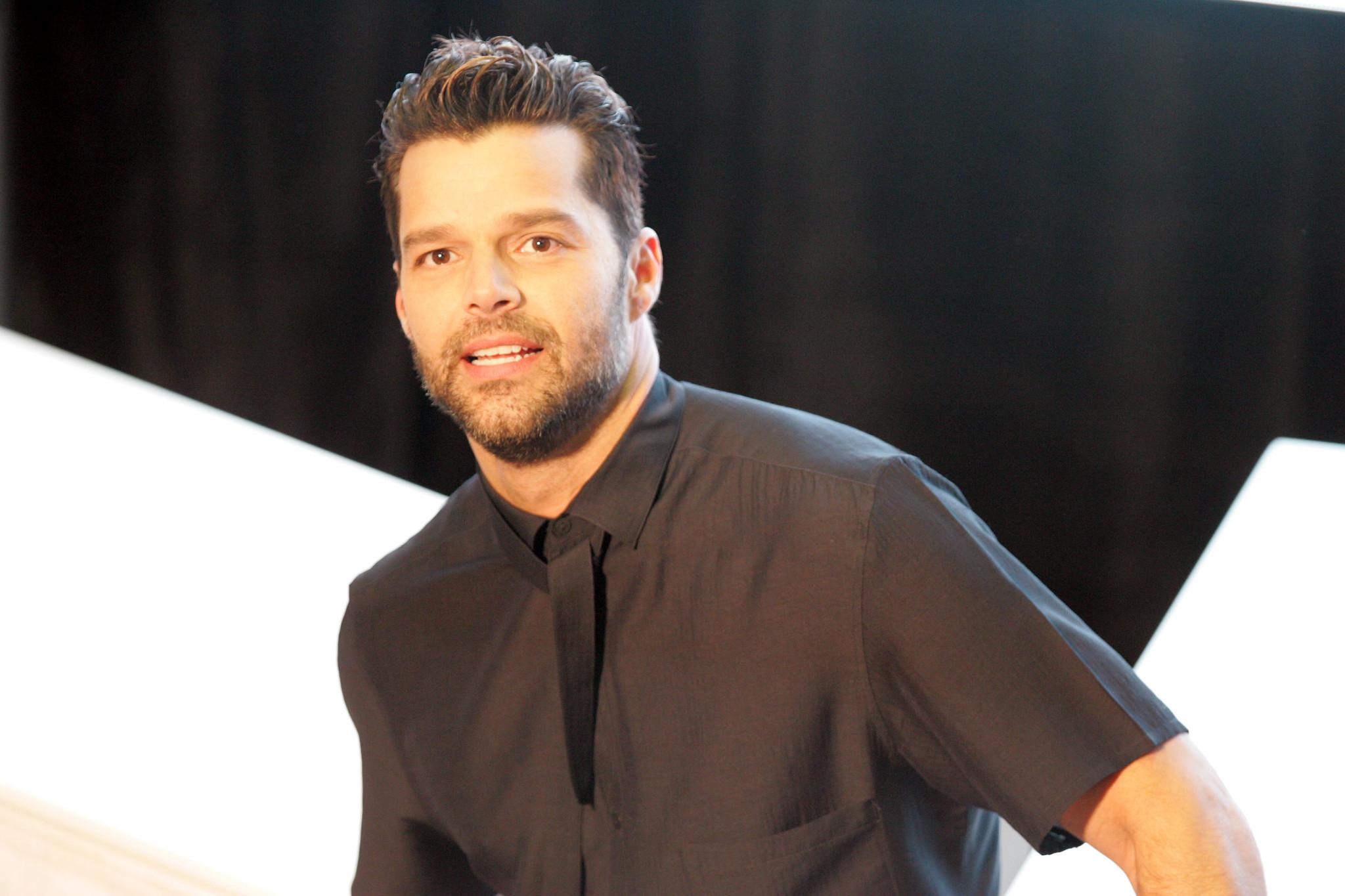 El cantante puertorriqueño Ricky Martin