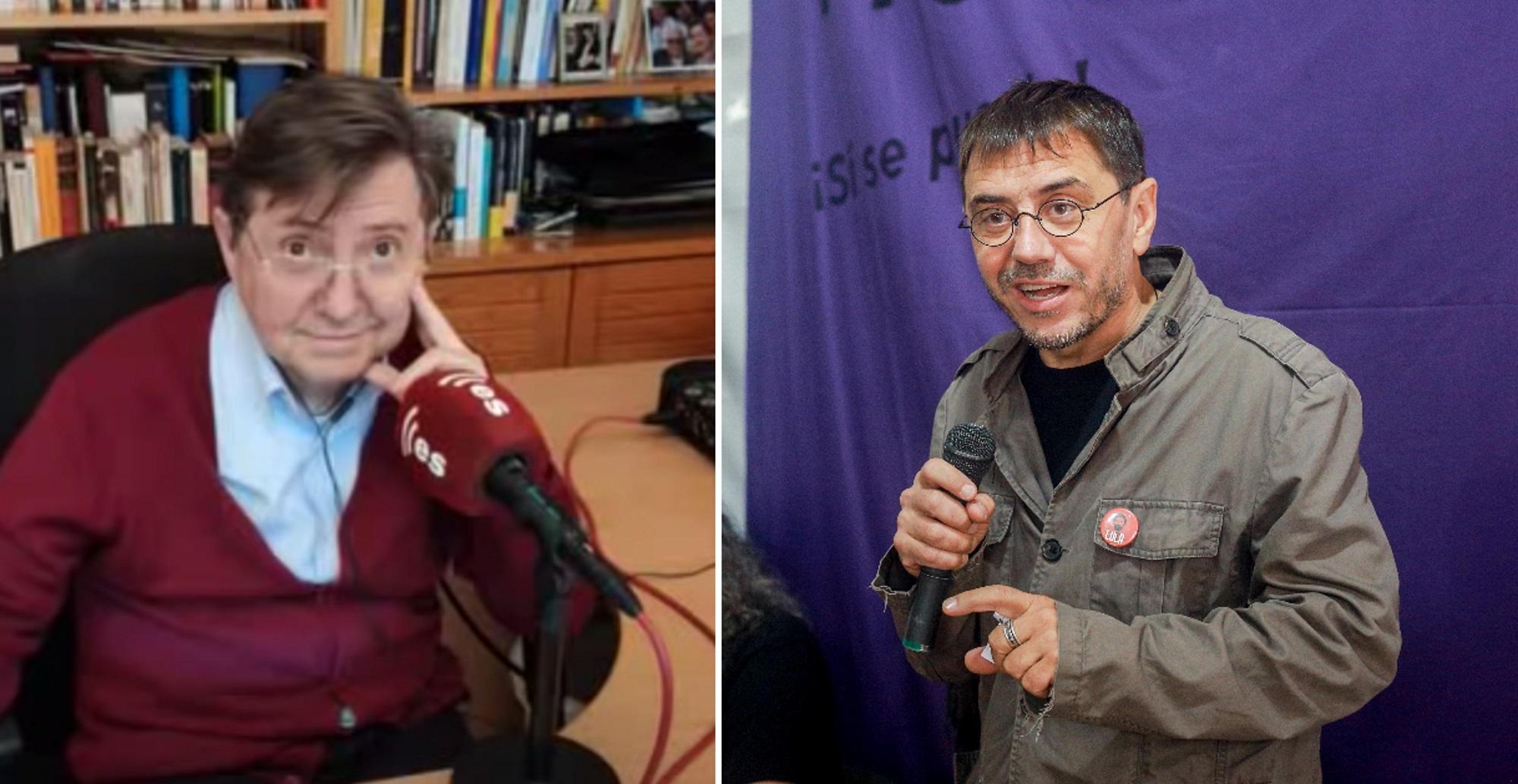 Federico Jiménez Losantos y Juan Carlos Monedero