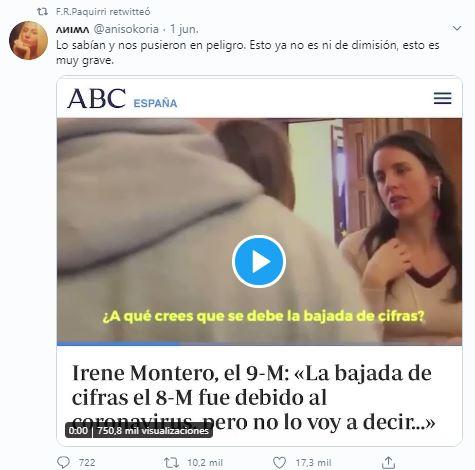 Última actividad de Fran Rivera en redes sociales