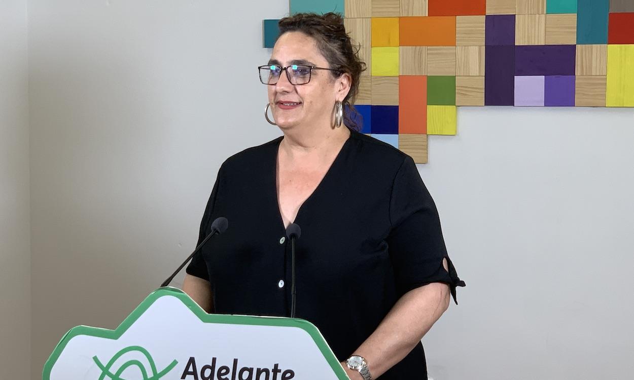 Ángela Aguilera, portavoz de Adelante.