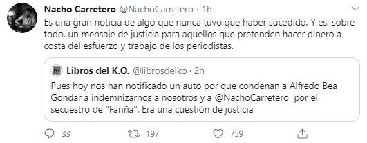 Tuit Nacho Carretero, Fariña