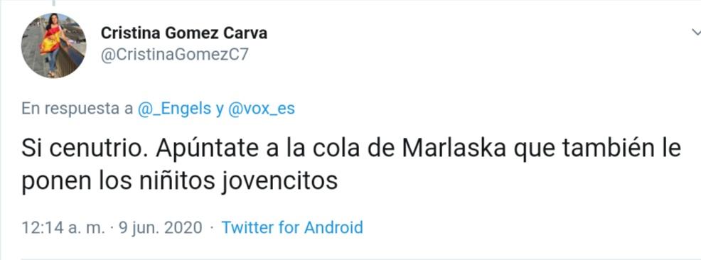 La líder de Vox que acosa a Iglesias y Montero acusa a Marlaska de pedofilia