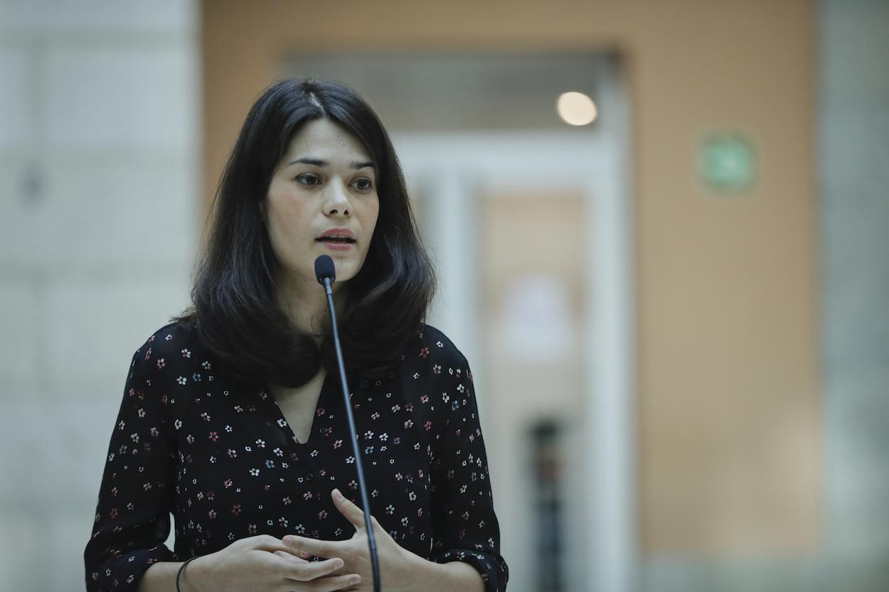 La portavoz de Unidas Podemos en la Asamblea de Madrid, Isa Serra