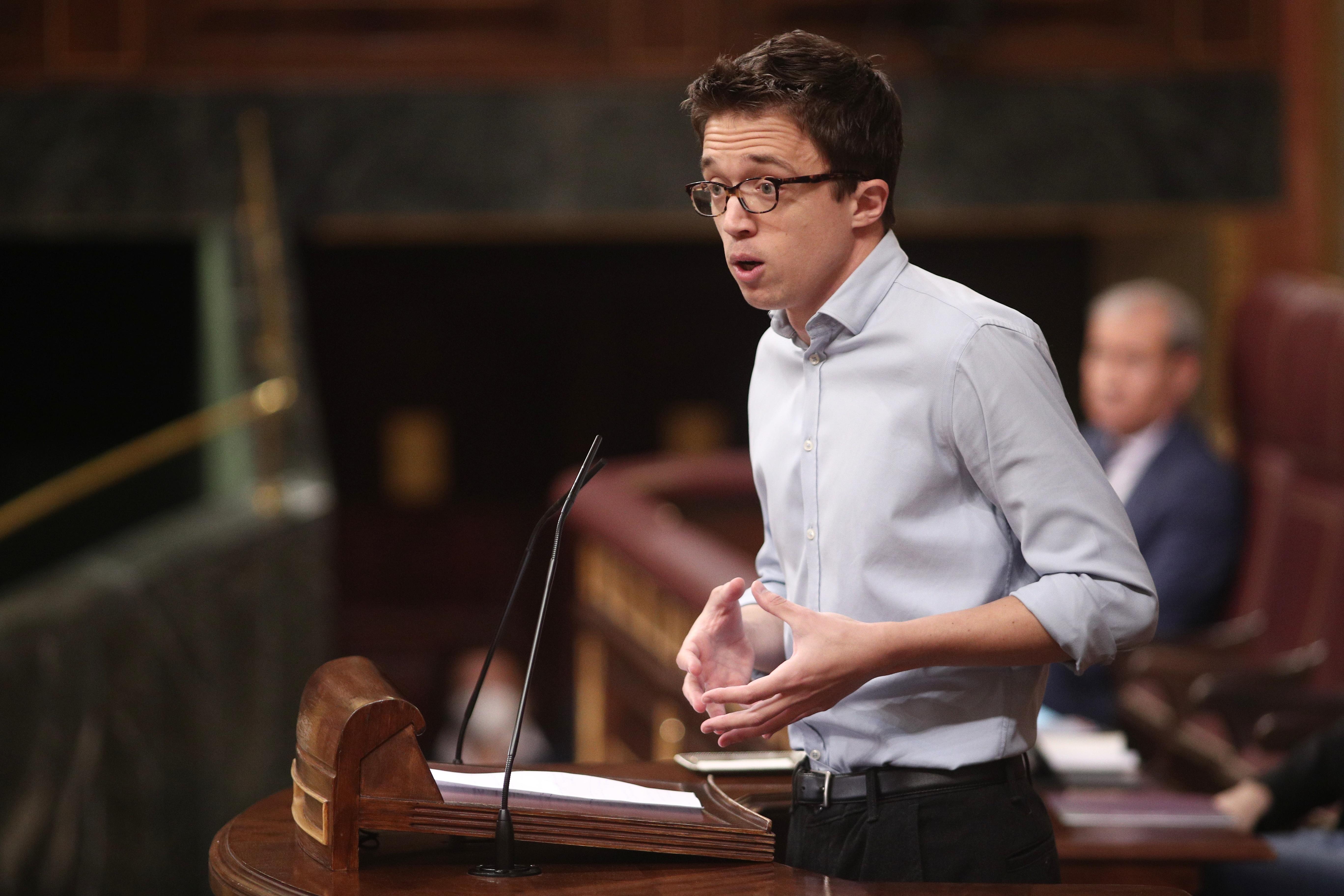 Íñigo Errejón en el Congreso de los Diputados. Europa Press