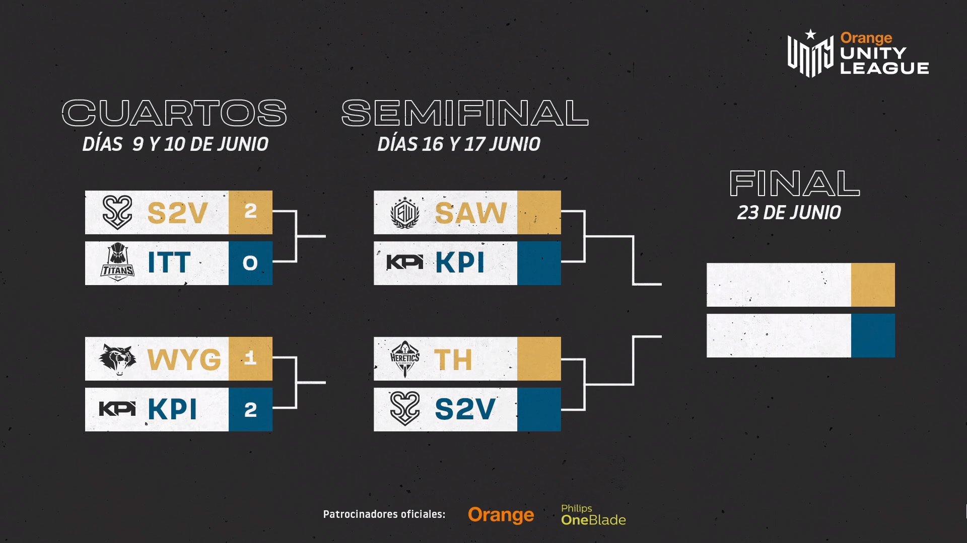 Orange Unity League - Semifinales
