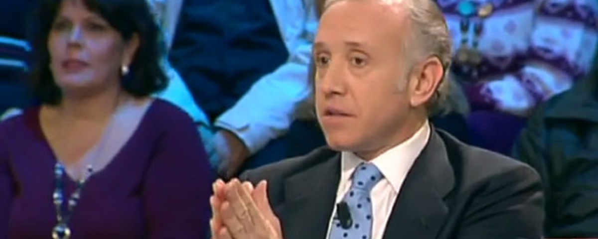 El director de OkDiario, Eduardo Inda, durante un programa de La Sexta Noche. 