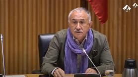 Pepe Álvarez, secretario general de UGT en la Comisión de Reconstrucción Social y Económica