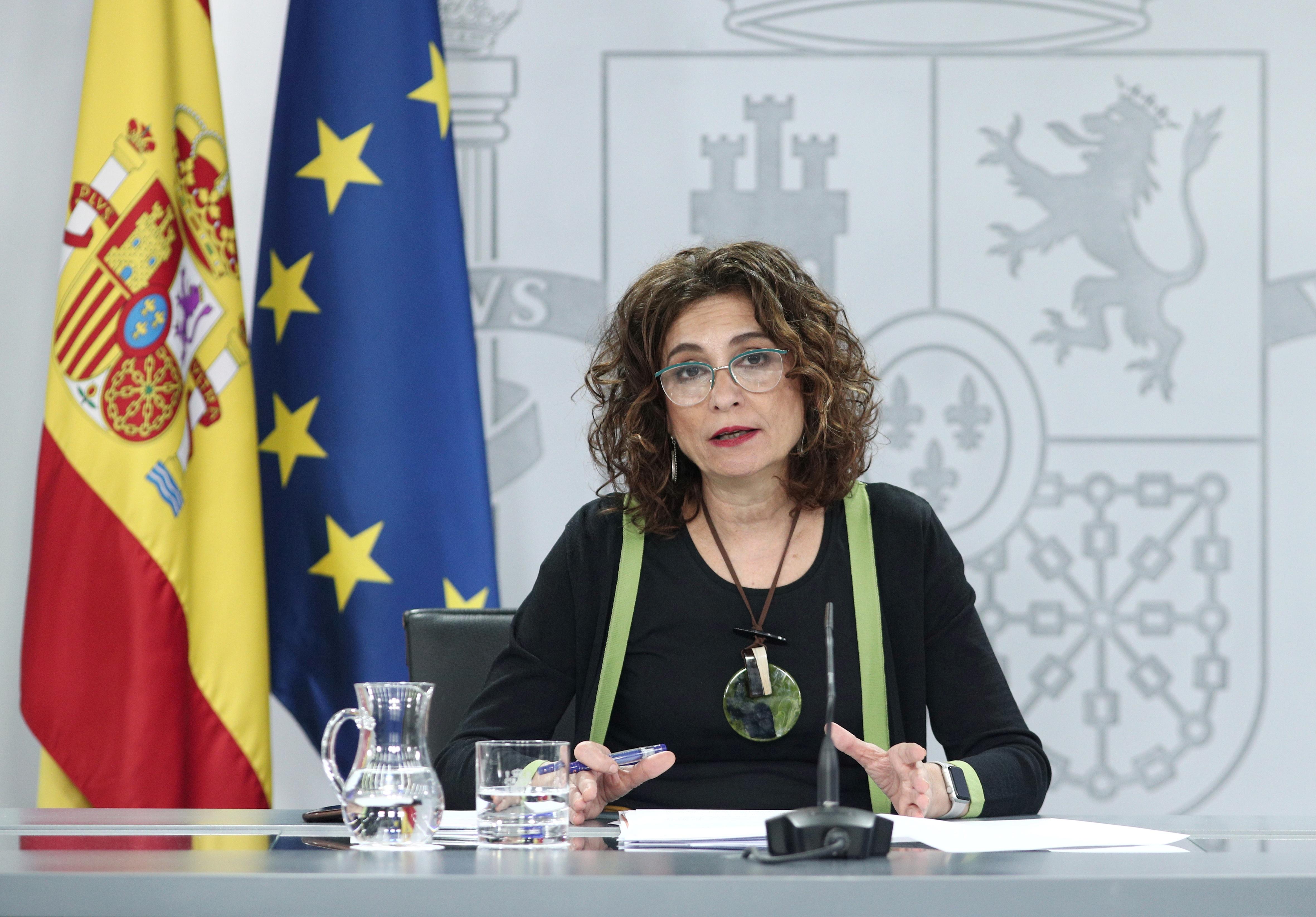 María Jesús Montero, ministra portavoz del Gobierno - Europa Press