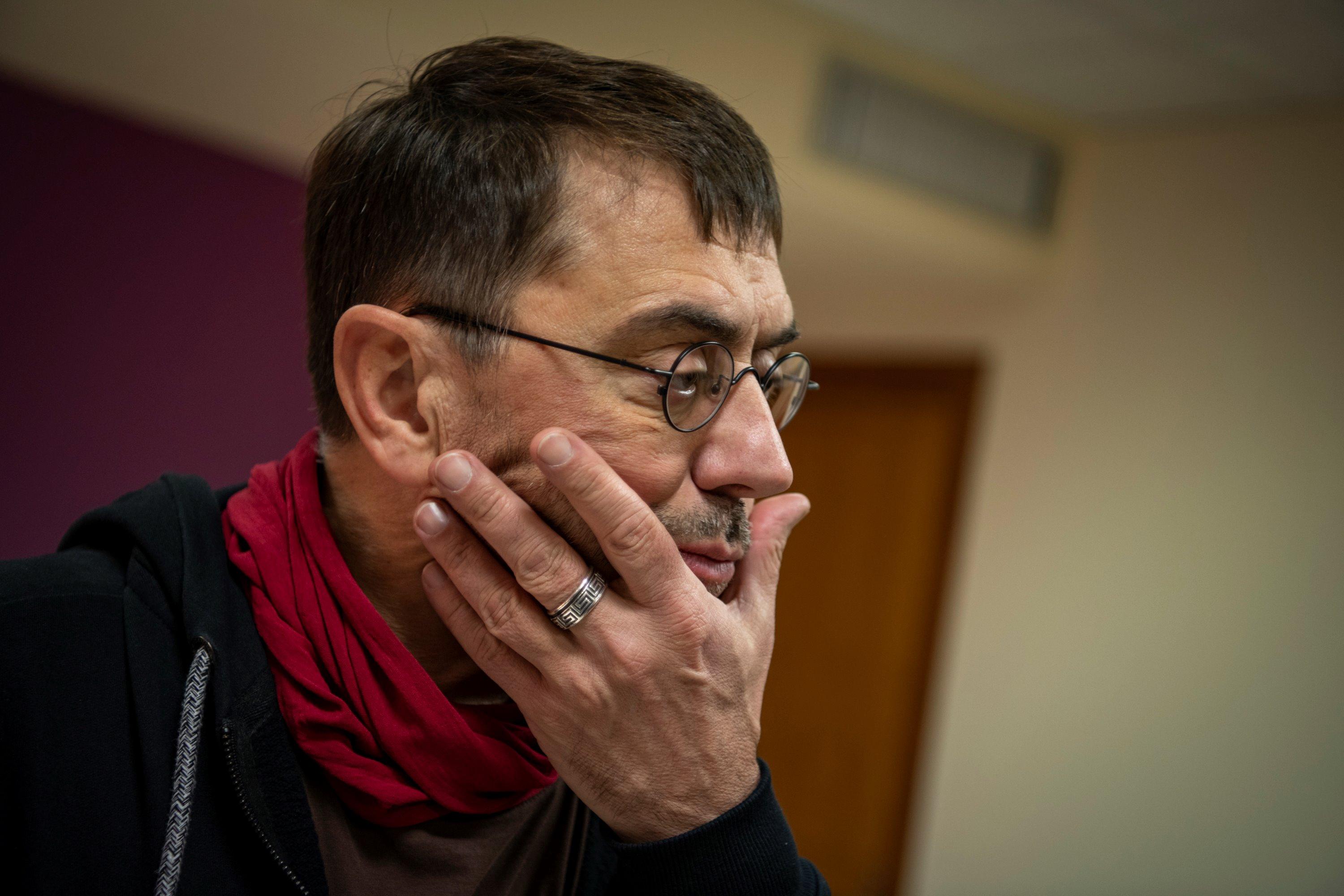 El cofundador de Podemos Juan Carlos Monedero en una imagen de archivo. Fuente: Europa Press.