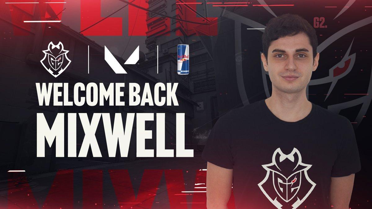 Mixwell, nuevo jugador de Valorant G2 Esports  