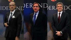 Ignacio de Colmenares (ENCE), Tomas Pascual (Calidad Pascual) y Francisco José Riberas (Gestamp) en la cumbre de la CEOE - Fuente: David Mudarra