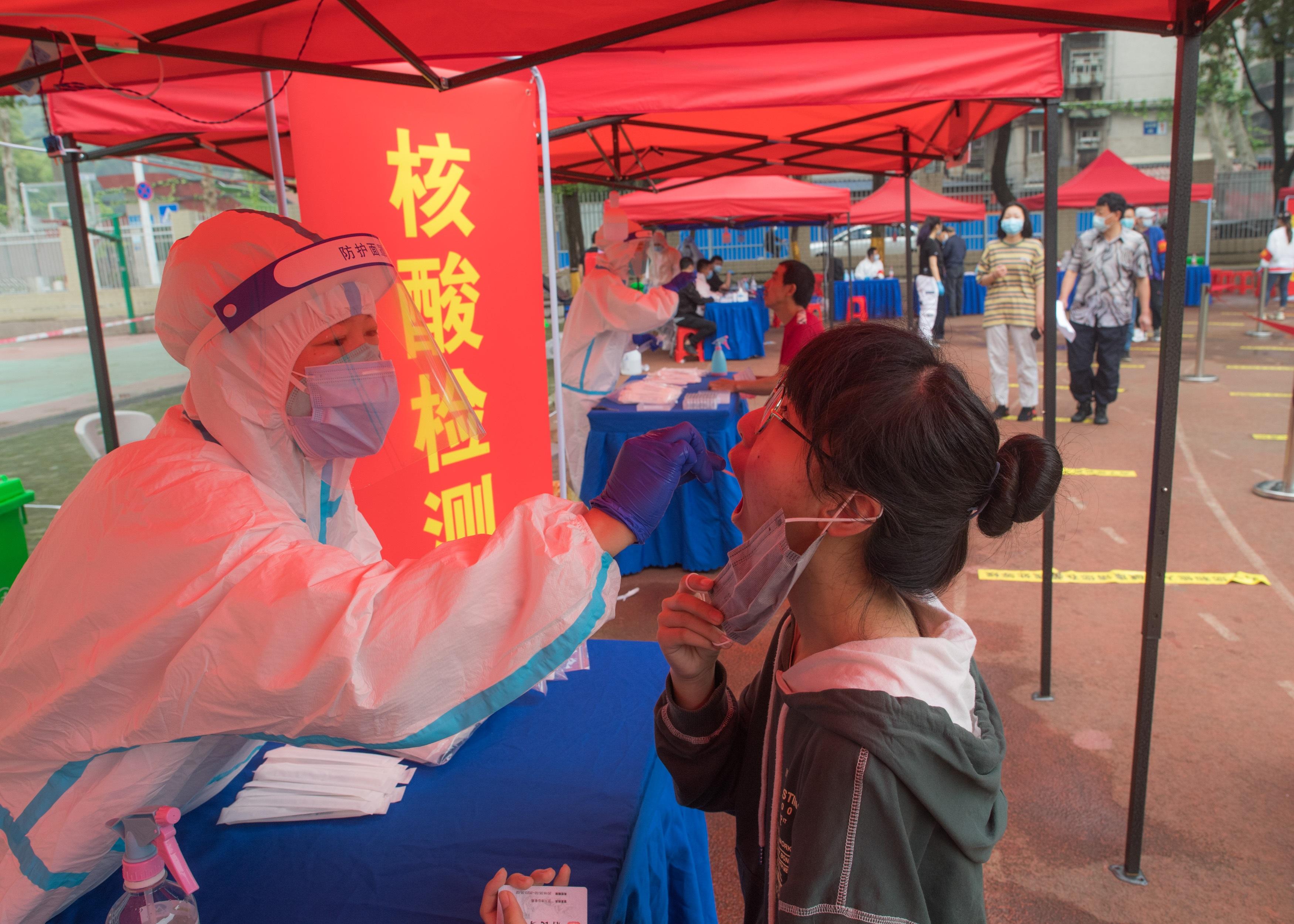 Realización de pruebas del coronavirus en China / EuropaPress