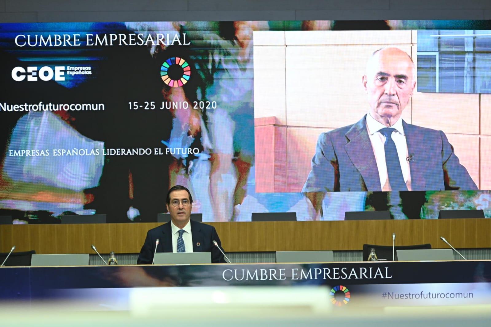 Rafael del Pino, presidente de Ferrovial, ha sido el encargado de abrir la cuarta jornada de la macrocumbre de CEOE - David Mudarra