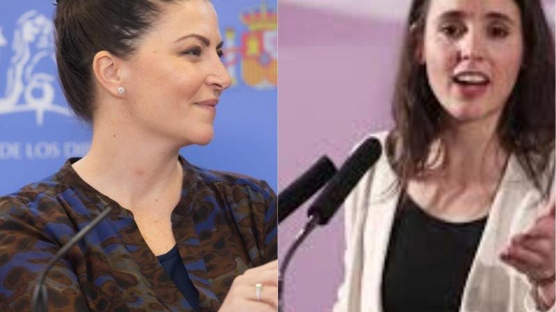 Macarena Olona e Irene Montero