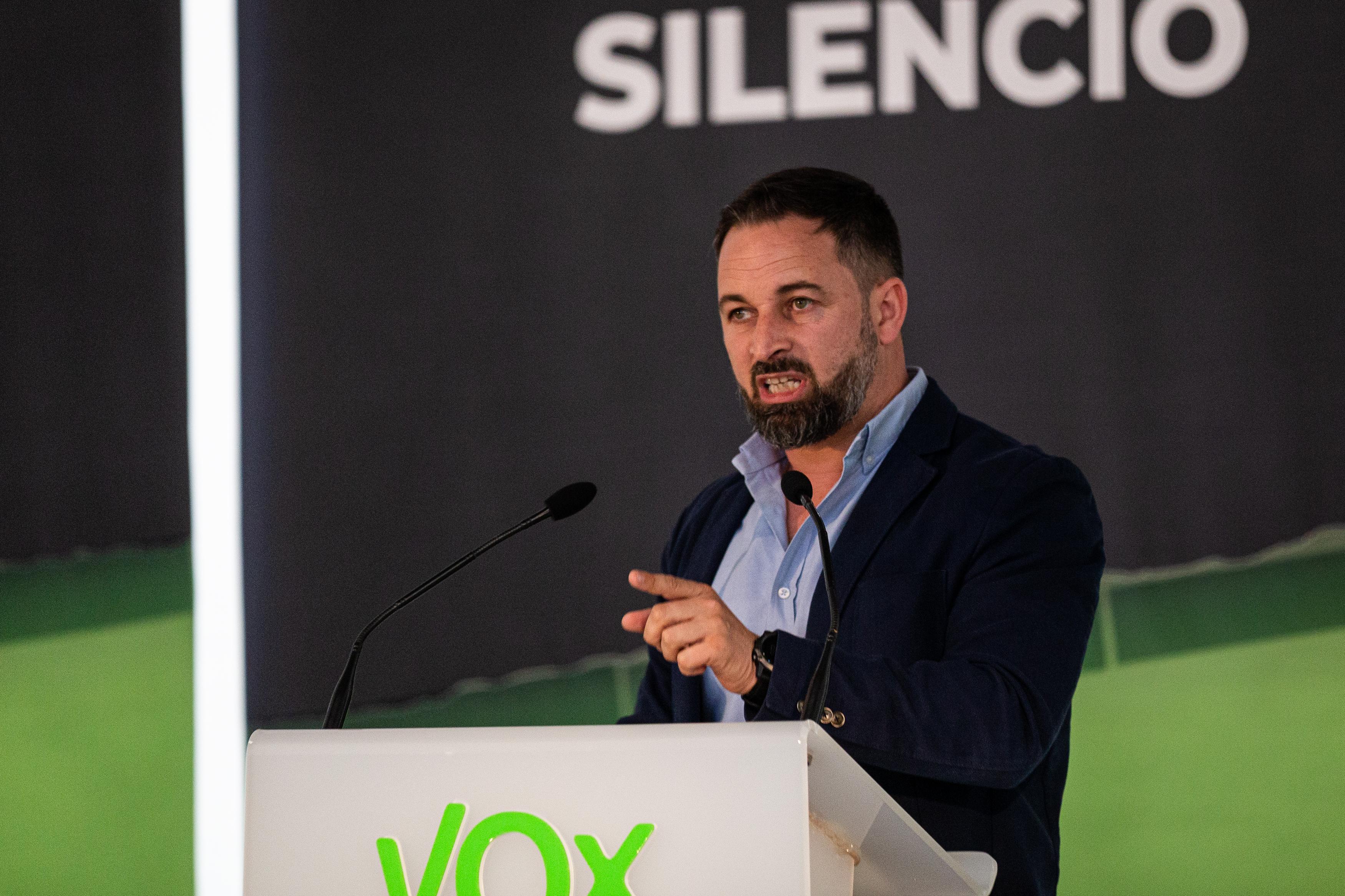 El presidente de Vox, Santiago Abascal. EP