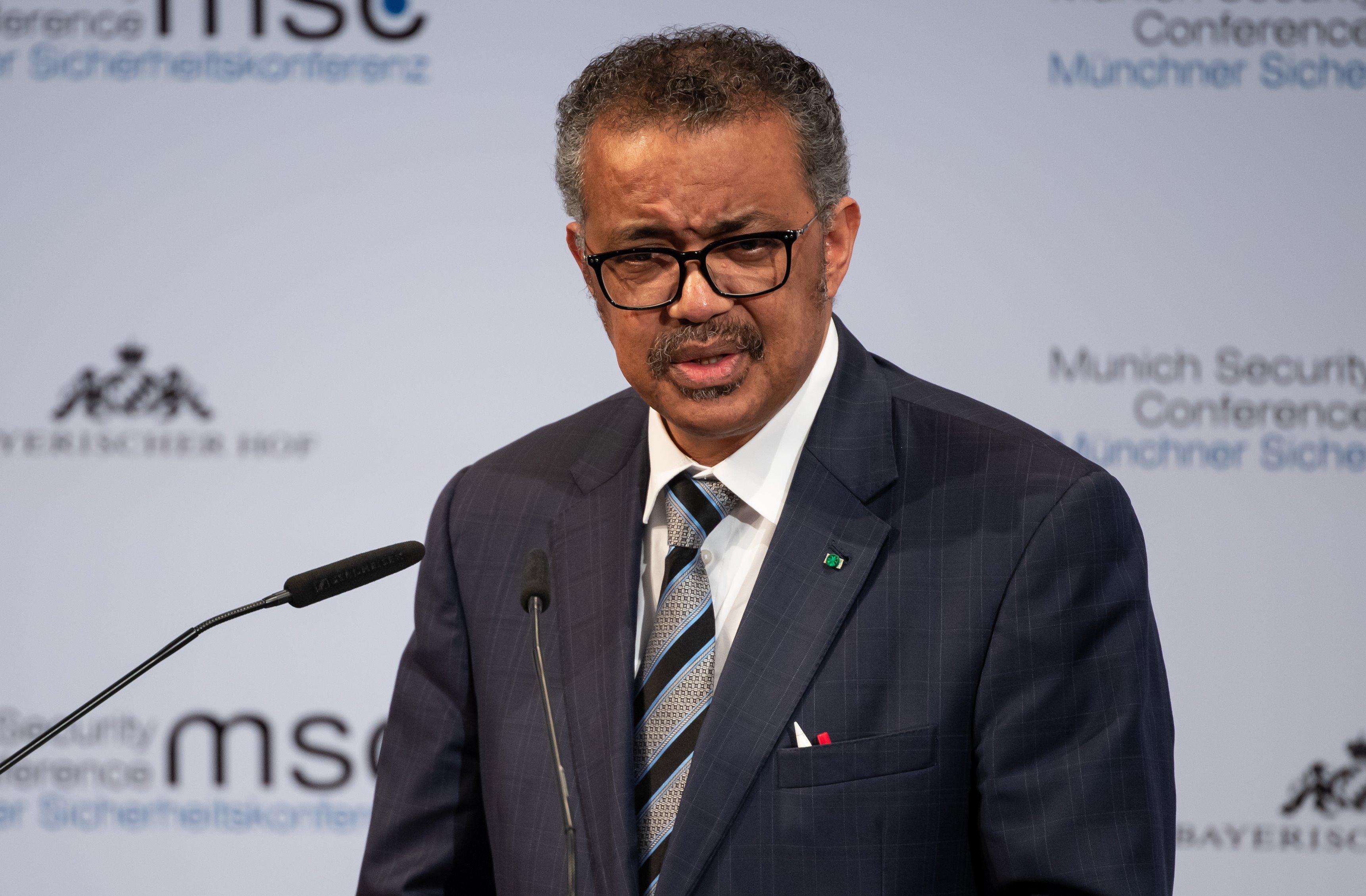 El director general de la Organización Mundial de la Salud (OMS), Tedros Adhanom Ghebreyesus. Fuente: EP.