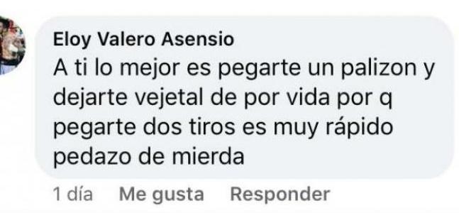 Mensaje de Eloy Valero sobre Pablo Iglesias Mensaje de Eloy Valero sobre Pablo Iglesias