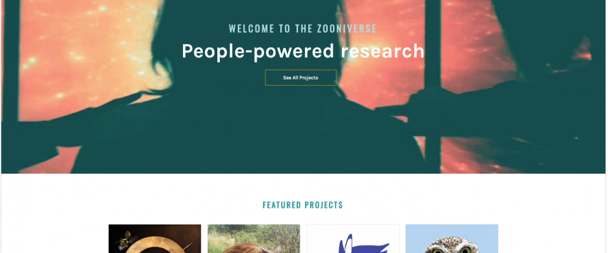 The Zooniverse puede ser la mejor web del mundo