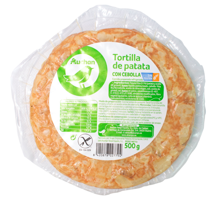 Tortilla Auchan 