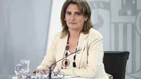 la vicepresidenta cuarta para la Transición Ecológica y Reto Demográfico, Teresa Ribera, en la rueda de prensa posterior al Consejo de Ministros - Europa Press