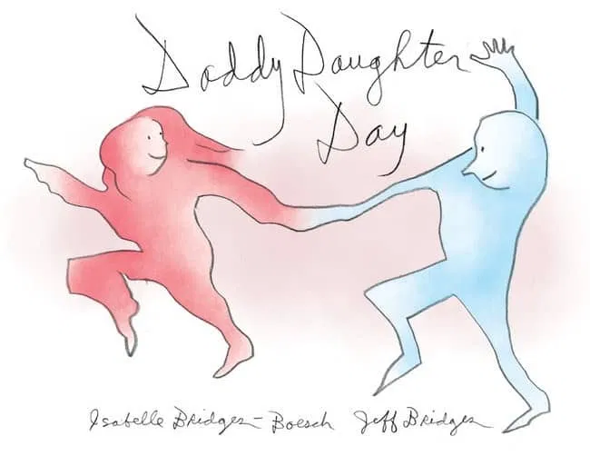 Ilustración de Jeff Bridges para 'Daddy Daughter Day', un libro de su hija