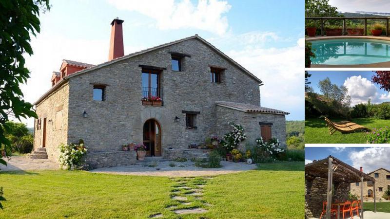 Casa Rural en Huesca con piscina privada y barbacoa. Casa El Puy