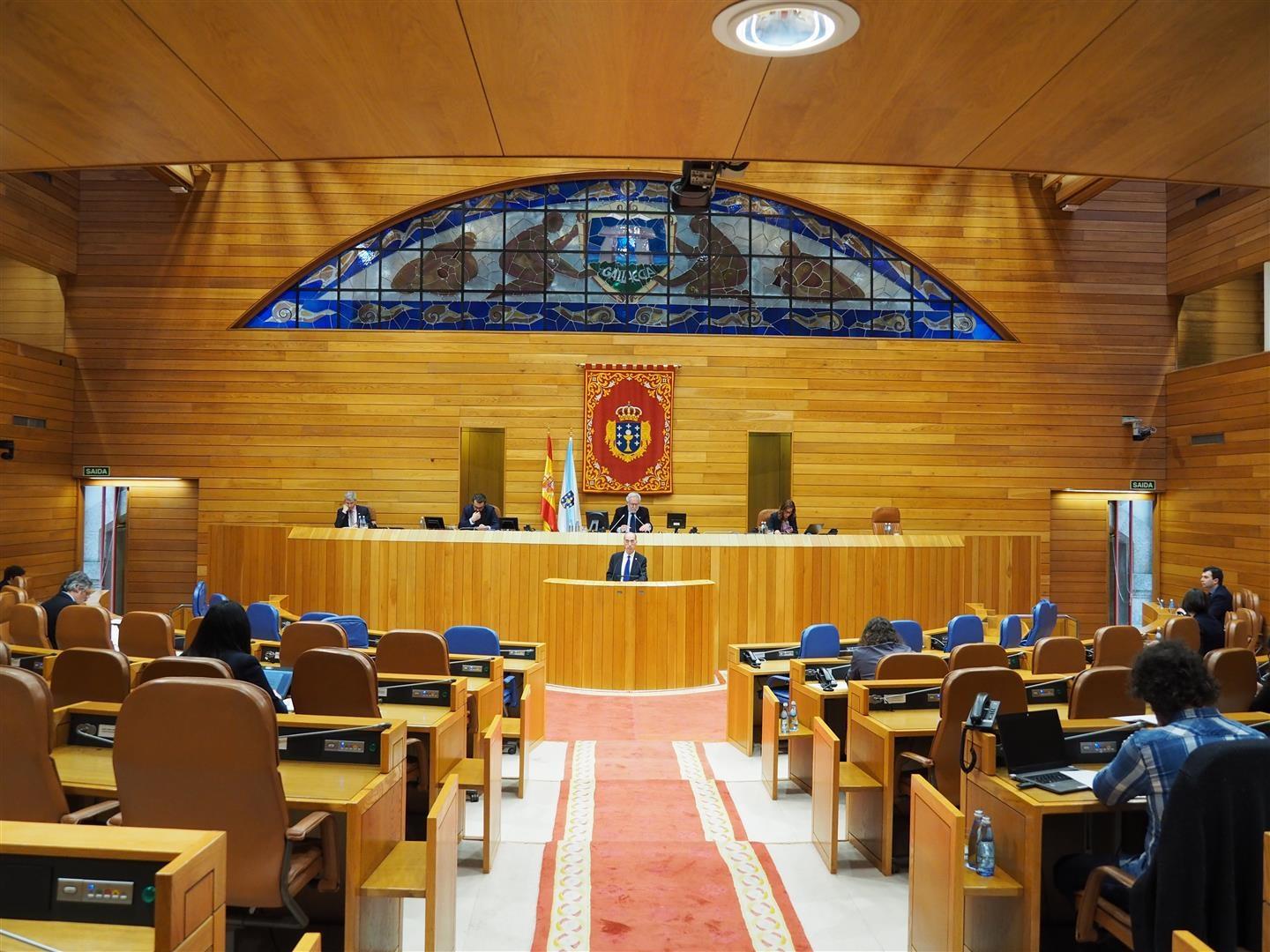 Diputación Permanente del Parlamento de Galicia duranten la crisis de la  Covid-19