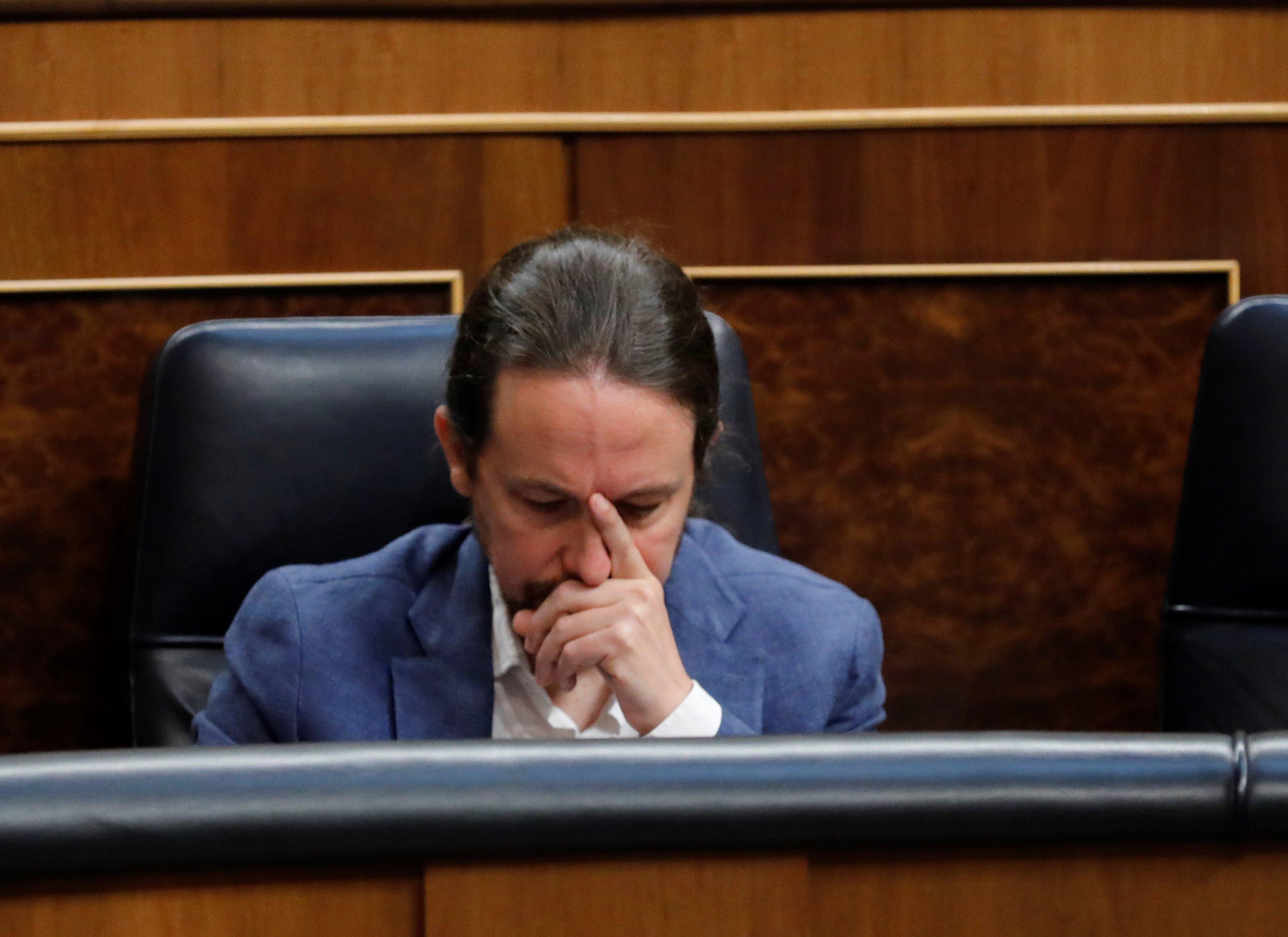 El secretario general de Unidas Podemos y vicepresidente segundo del Gobierno, Pablo Iglesias. Fuente: Europa Press.