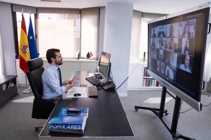 El líder del Partido Popular, Pablo Casado. EP